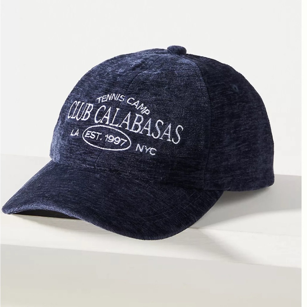 Anthropologie Corduroy Sports Club Baseball Cap
